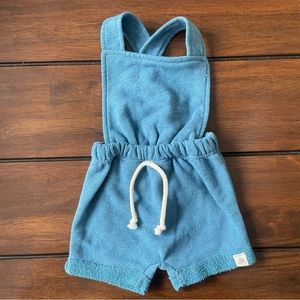 Little Road Co. (Formally Lulu + Roo) Overall Shorties Baby Boy - NEW!